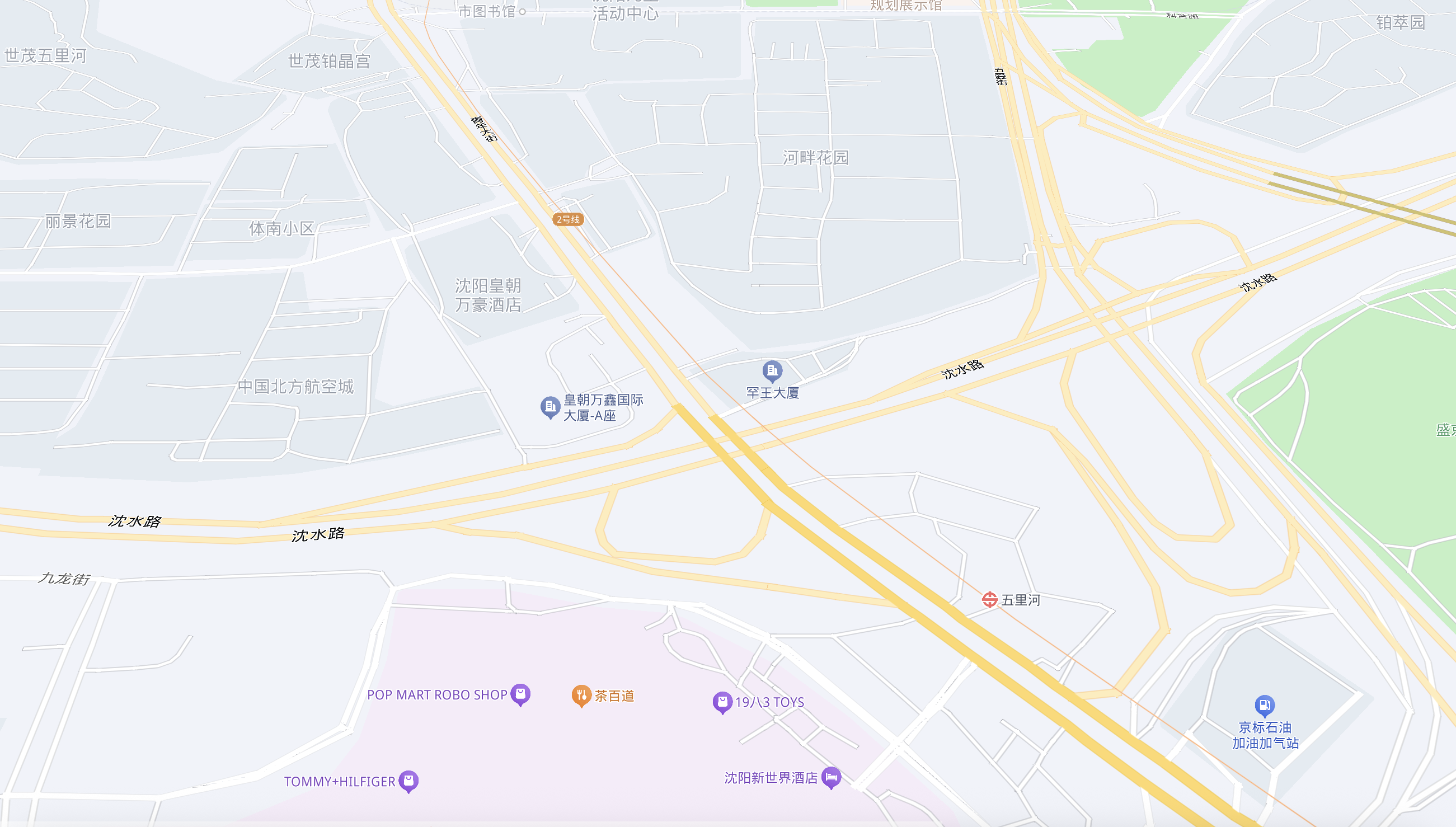 罕王大厦周边地图