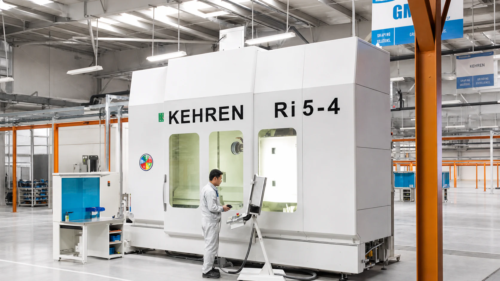 Large precision grinding equipment and production facilities at Hanking Precision Bearing