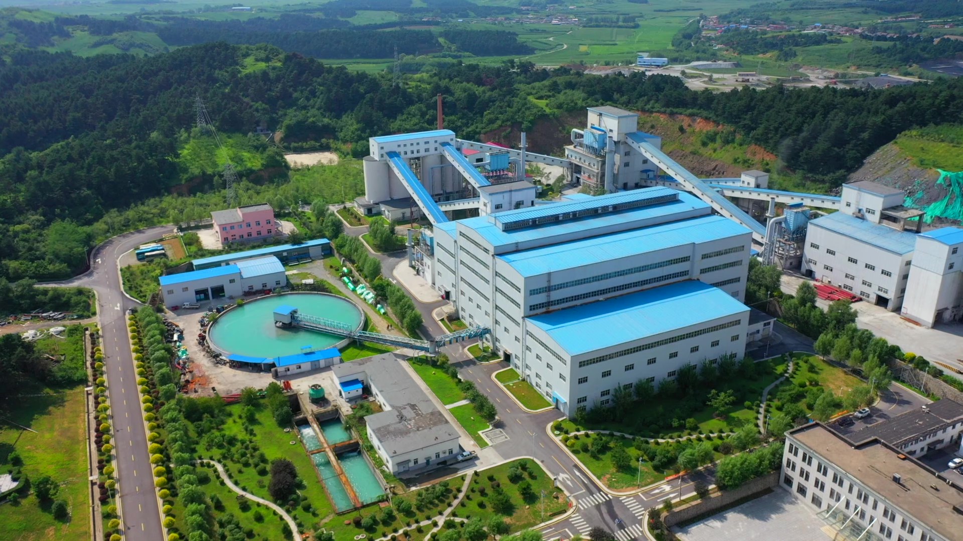 Aerial view of Hanking’s Fushun mining and beneficiation base